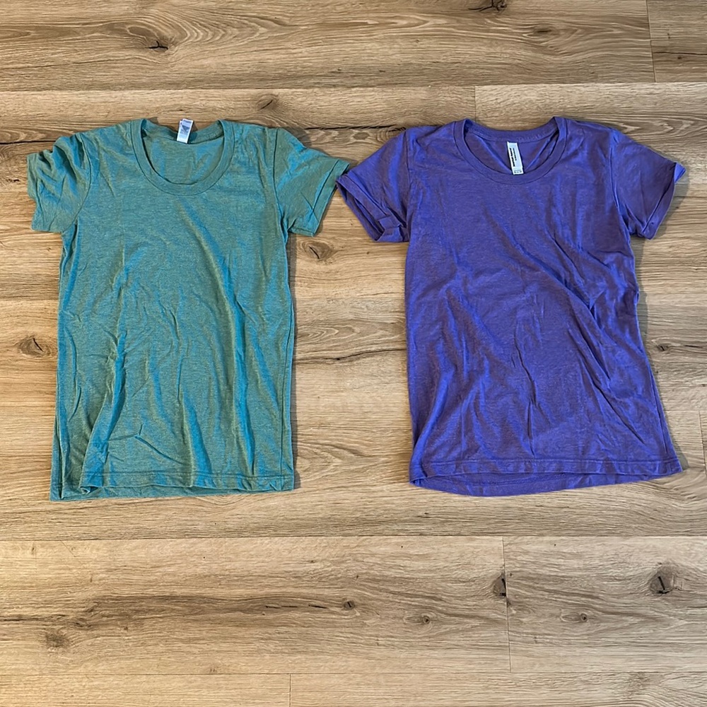 Two American Apparel tshirts size small